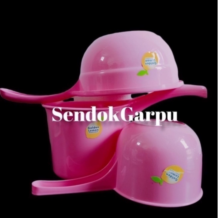 Gayung Pink Cantik Golden Lemon / Gayung Kamar Mandi Pink