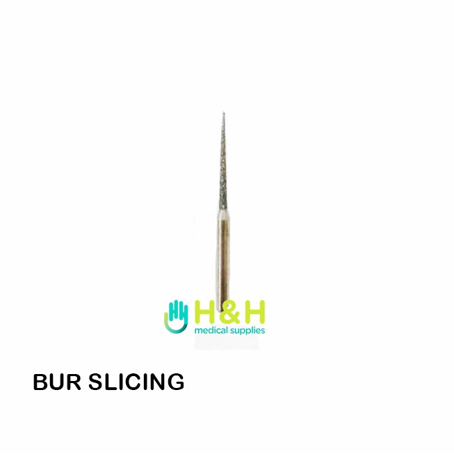 Dental Bur Slicing / Diamond Slicing Bur / Bur Tapered Fissure Tipis