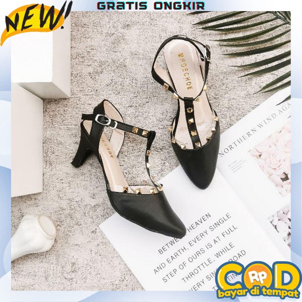 High Heels Pesta Wanita Sandal Hak Tinggi Perempuan Import Haigh Hels Hils Hills Heals Haihils Cewek