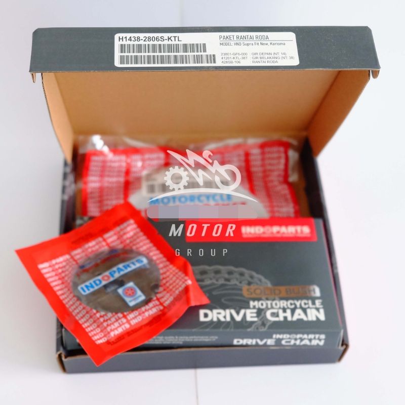 GEARSET INDOPARTS KTL SUPRA FIT NEW/KARISMA /SUPRA X125 /REVO /BLADE ORIGINAL Gear Set