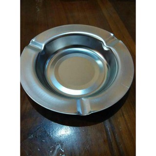 &lt; M.A &gt;  Asbak Stainless Bulat Asbak Bulat  Stainless Ekonomis Murah Meriah