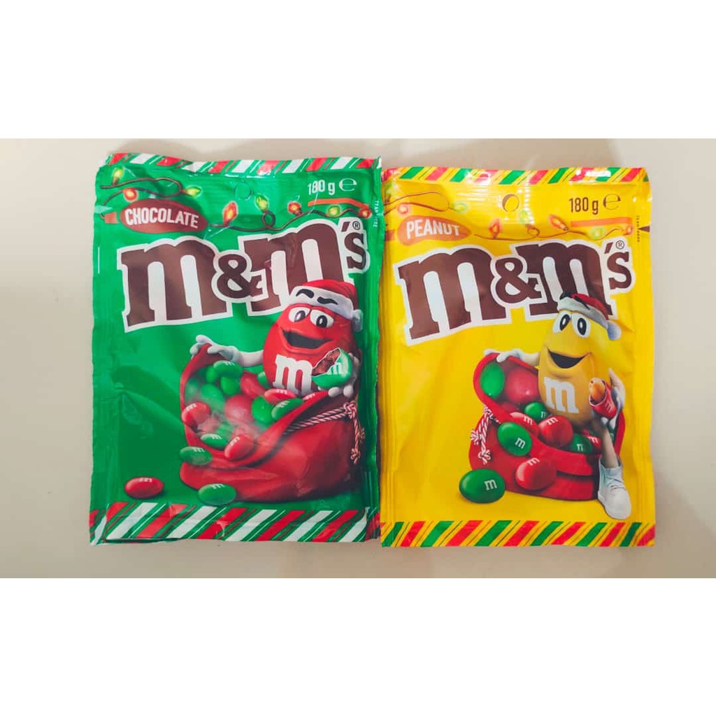 M&amp;m Christmas Cokelat 180 gr