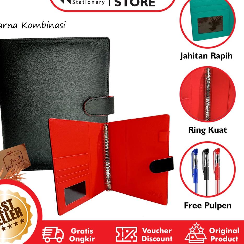

Ready Banyak Binder Polos Kombinasi A5 Ring 20^^