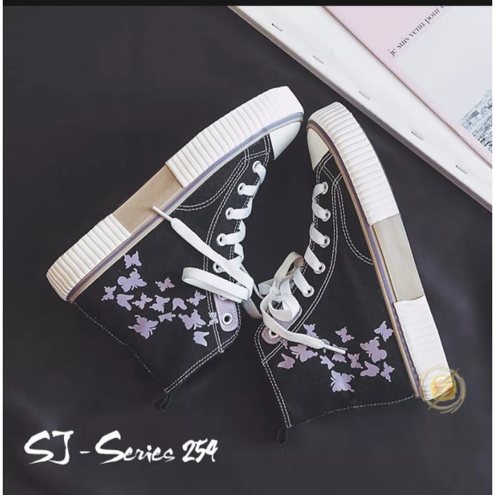 sepatu boot tren terbaru SJ-butterfly