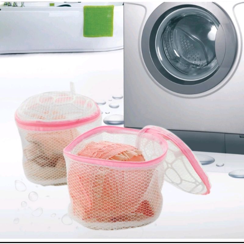 KANTONG LAUNDRY BAG JARING CUCIAN BRA, CELANA DALAM KAOS MESIN CUCI