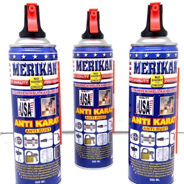 Original Merikan Cairan Anti Karat Rust Pelumas isi 500mL