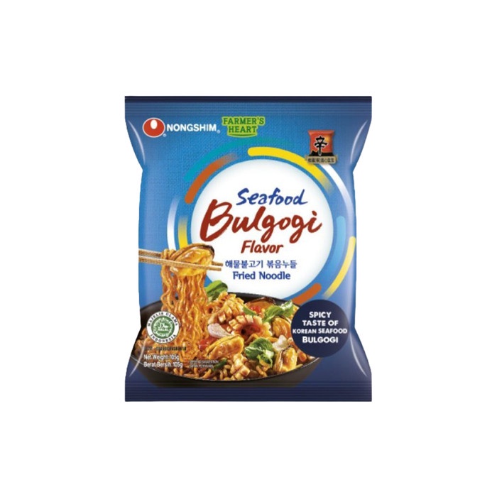 

Nongshim Seafood Bulgogi Flavor / Korean Fried Noodle Spicy 105 Gr