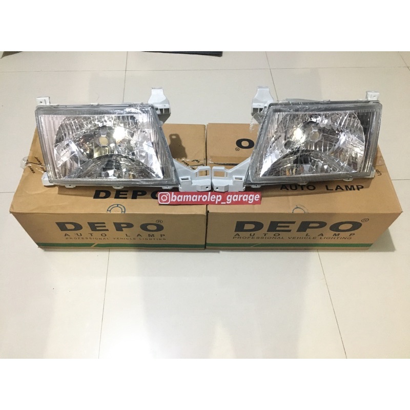 lampu depan headlamp kijang kapsul 2000-2002 DEPO