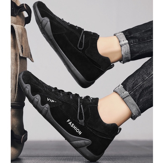 TBIG [COD] Sepatu Sneakers Pria VIPFASH Sepatu Import Pria Sekolah Kuliah Kerja