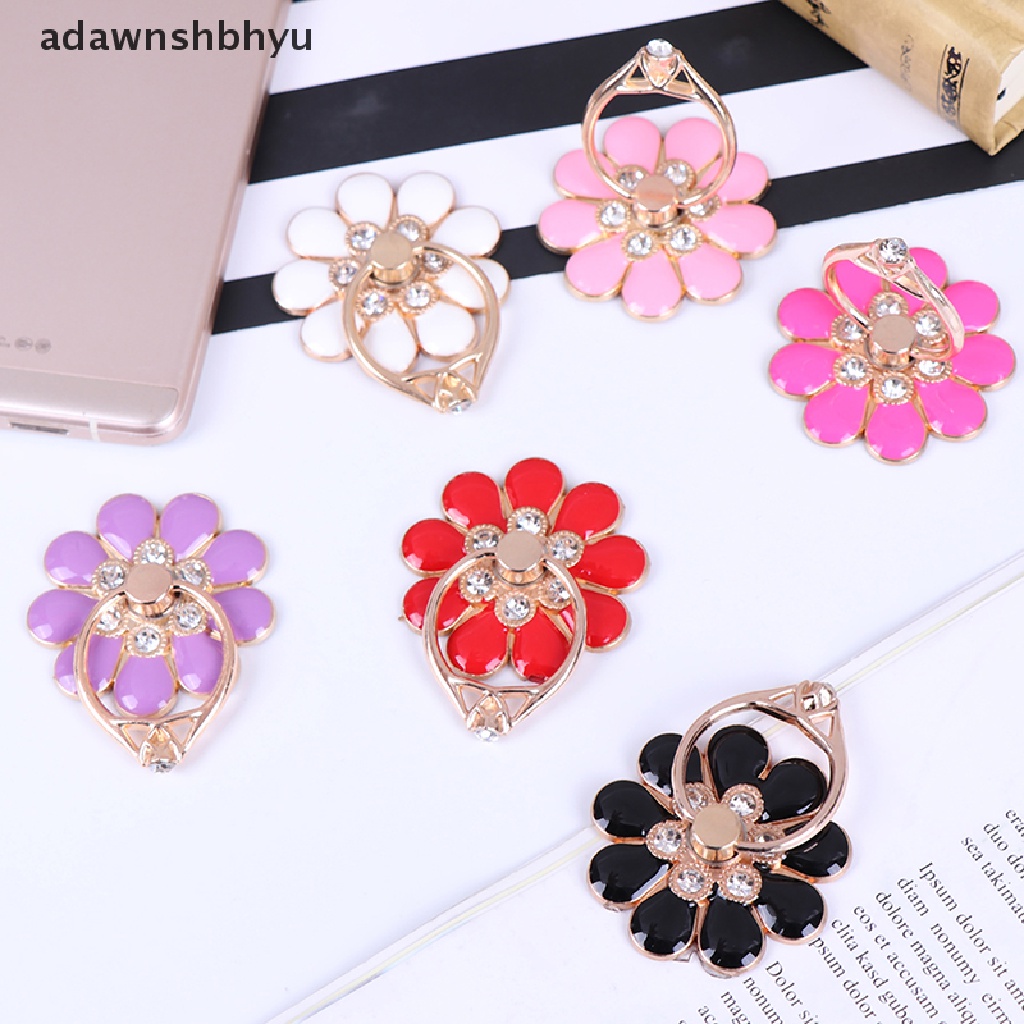 Adawnshbhyu Bunga Cincin Jari smartphone colorful metal stand holder phone holder stand ID