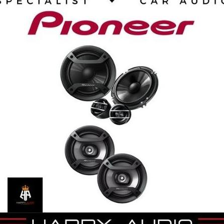 Paket Audio Mobil Full Set Pintu Pioneer Speaker Split + Coaxial