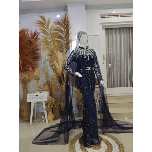 BEST SELLER Gaun Pengantin Slim High Qualty Premium Payet