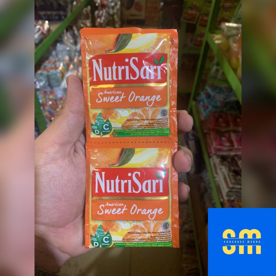 

NUTRI SARI AMERICAN SWEET ORANGE 14GR SACHET