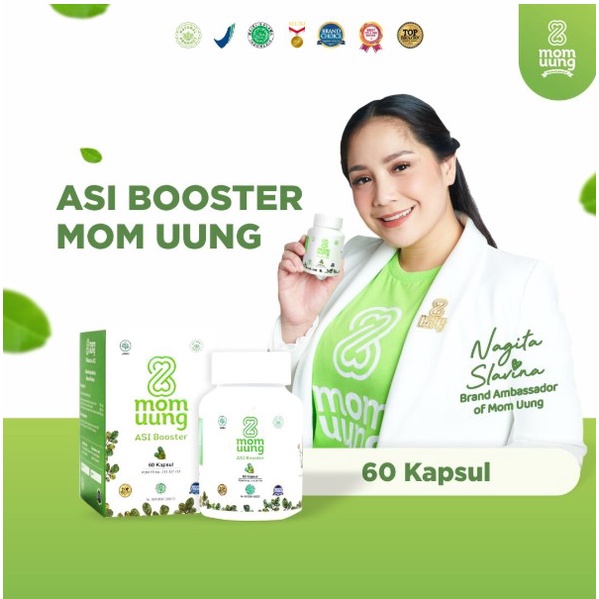 MomUung MOM UUNG ASI BOOSTER / PELANCAR ASI 60 Kapsul Kelor Ikan Gabus