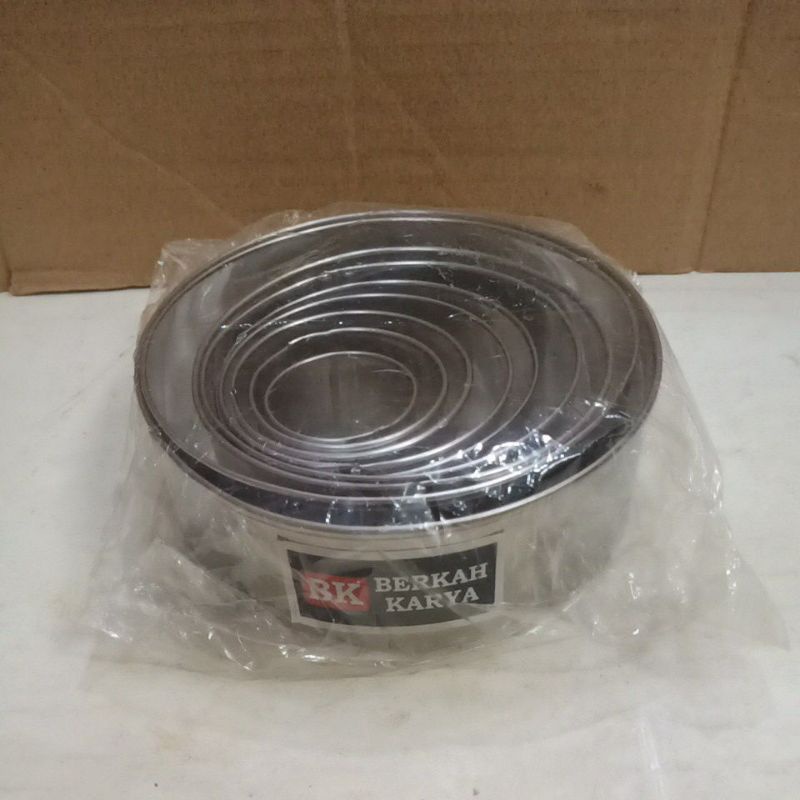 Cetakan Kue Cookies Ring Cutter Bulat Round Lingkaran Circle Set