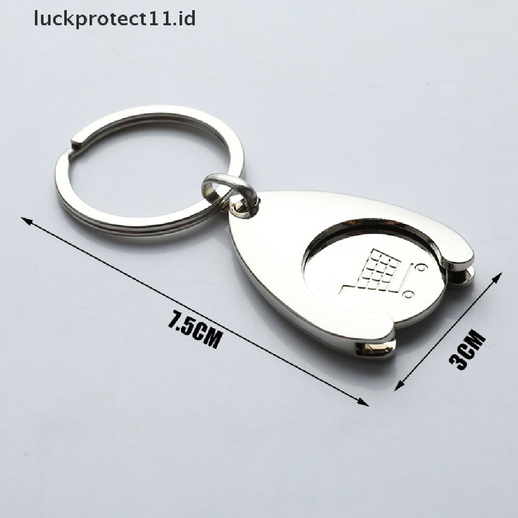 /Fashion Hot//// Gantungan Kunci Keranjang Belanja Desain Pluggable Key Chain Untuk Tempat Gantungan Kunci Mobil.