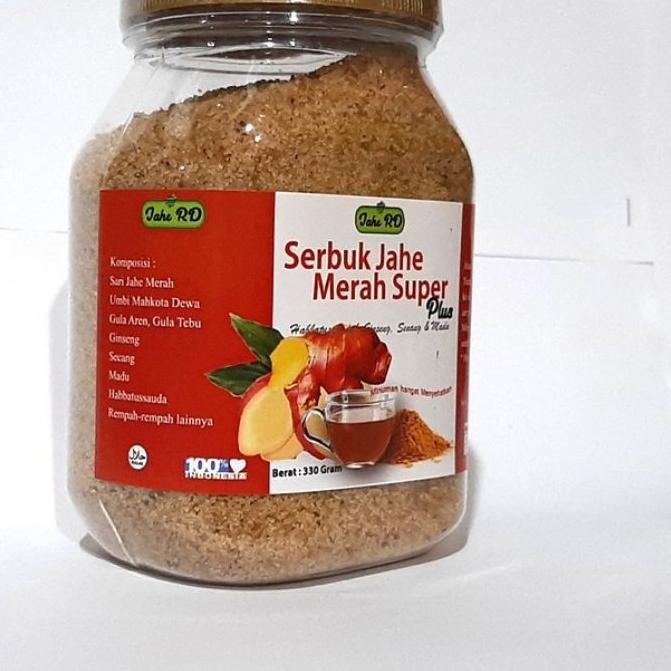 

WF6✢ Jahe Merah RD Botol 330 gr - Kunyit Putih - Temulawak Instan Serbuk Pasti Ada