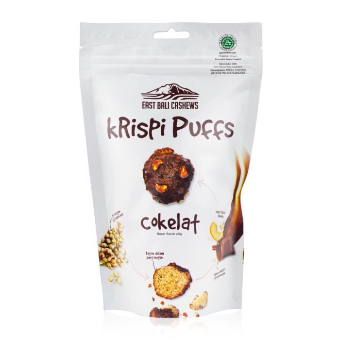 

TERLARIS EAST BALI CASHEW KRISPI PUFF COKLAT 65GR