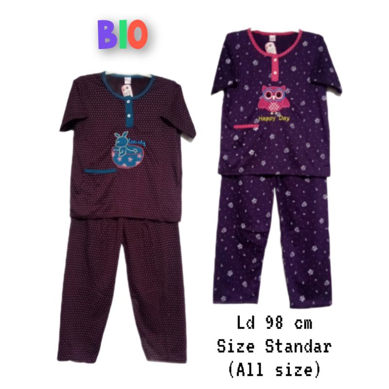 (ASLI&ORI) Piyama wanita baju tidur CP warna unik