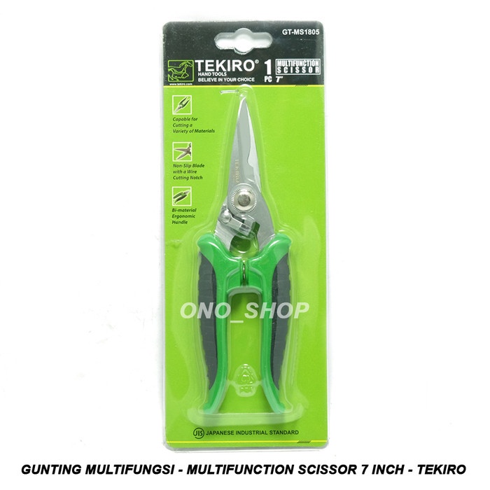 

Gunting Multifungsi - Multifunction Scissor 7 Inch - Tekiro onosh00 Ayo Order