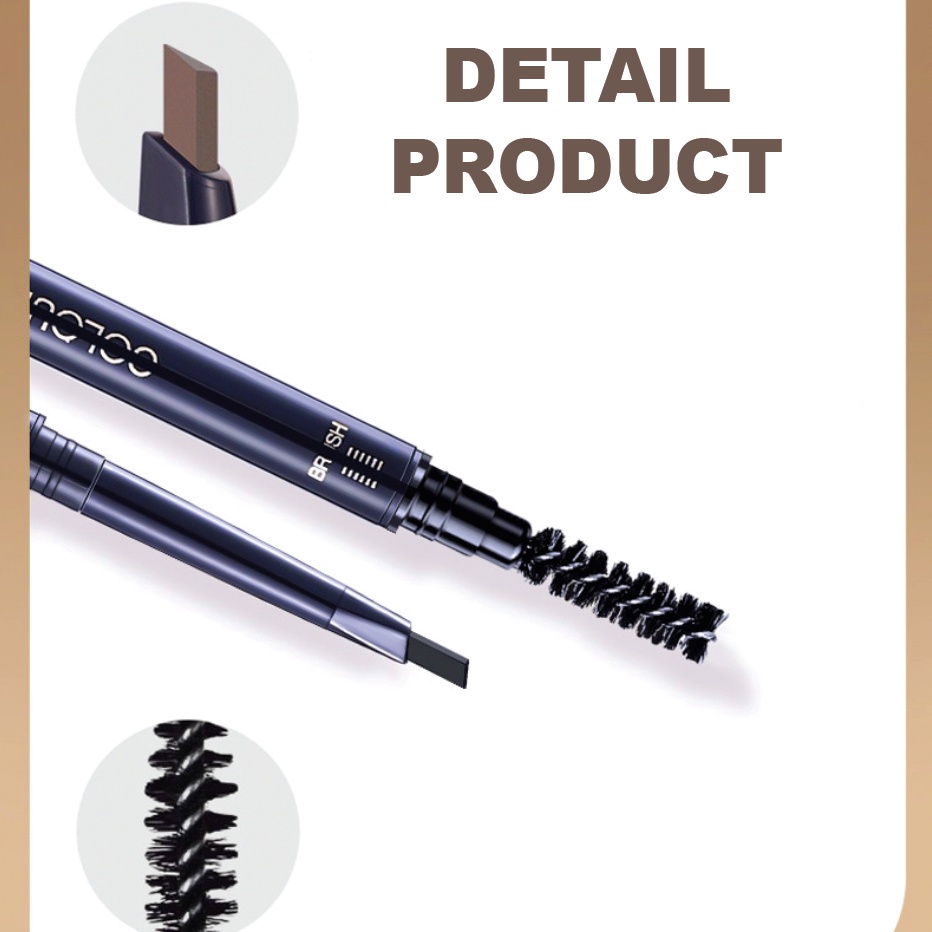 2 in 1 Eyebrow Pencil LAMEILA Geometry Color LA196
