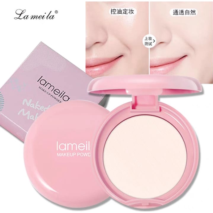 Lameila Bedak Padat Glowing Kontrol Minyak Dan Tahan Lama By Aurora 5046