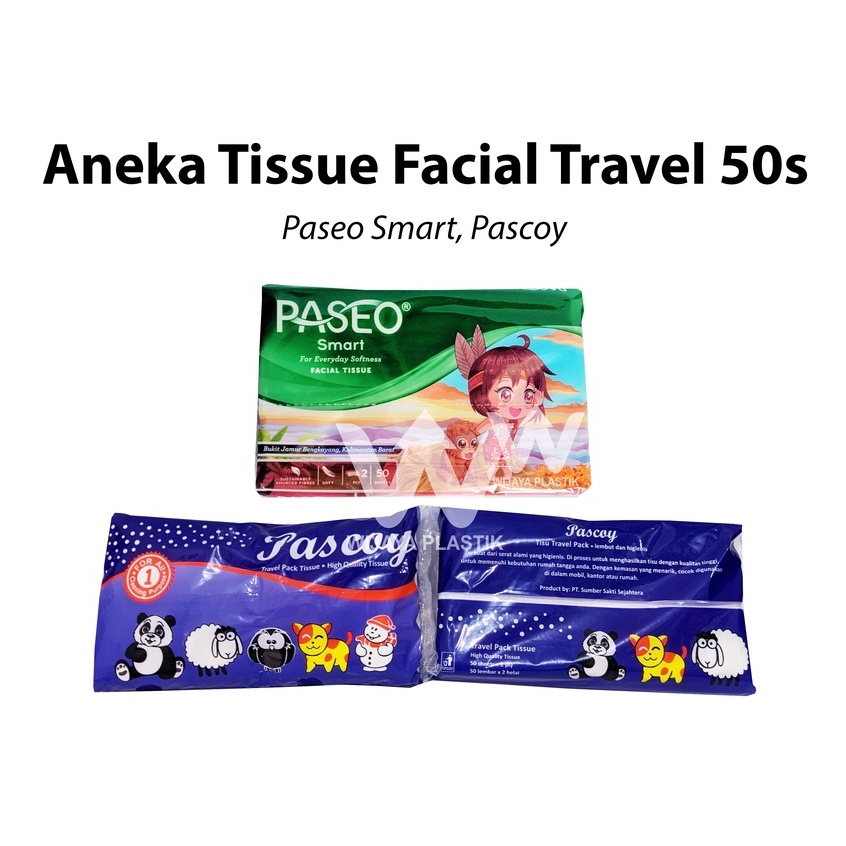 Jual Grosir Ikat Aneka Tissue Travel Sheets Paseo Smart Pascoy Ply S Tissu Tisu Wajah