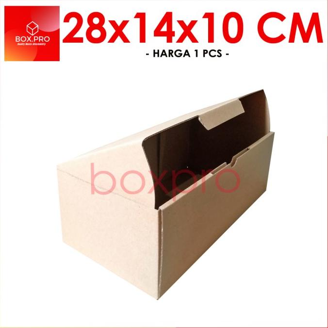 

Kardus Dus uk 28x14x10 cm (ECER) Die Cut Box Kotak Packing Baju