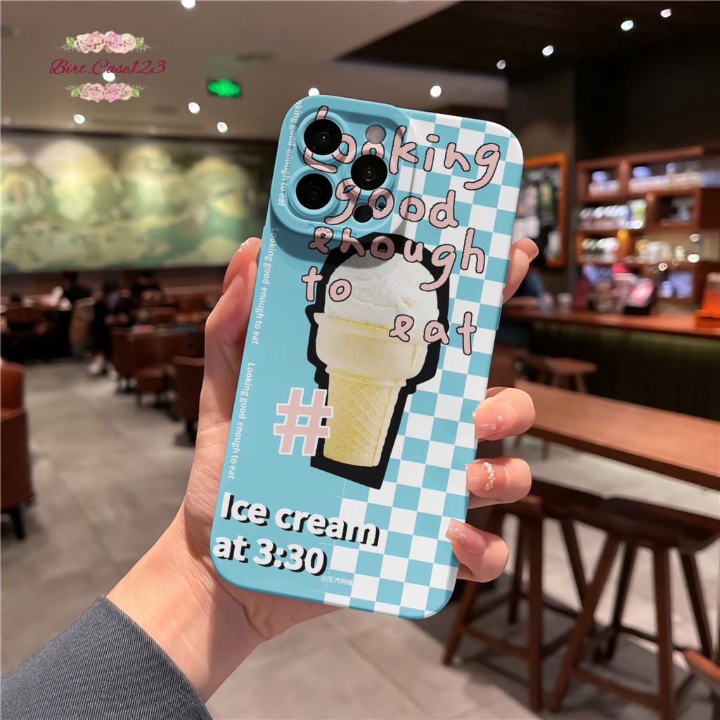 CUSTOM CASE SOFTCASE SILIKON PROCAMERA ICE CREAM CUSTOM OPPO REALME VIVO XIAOMI SAMSUNG INFINIX IPHONE FOR ALL TYPE BC6911