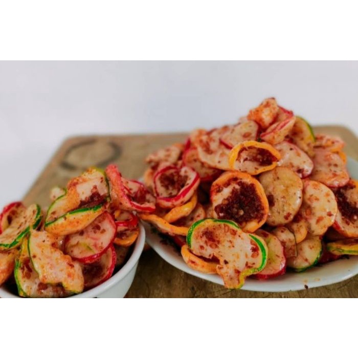 

Krupuk Seblak Bantat Pedas Daun Jeruk 100 gram