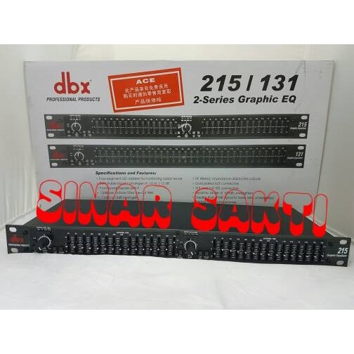 Sound Murah Equalizer Dbx 215 ( 15 Channel )