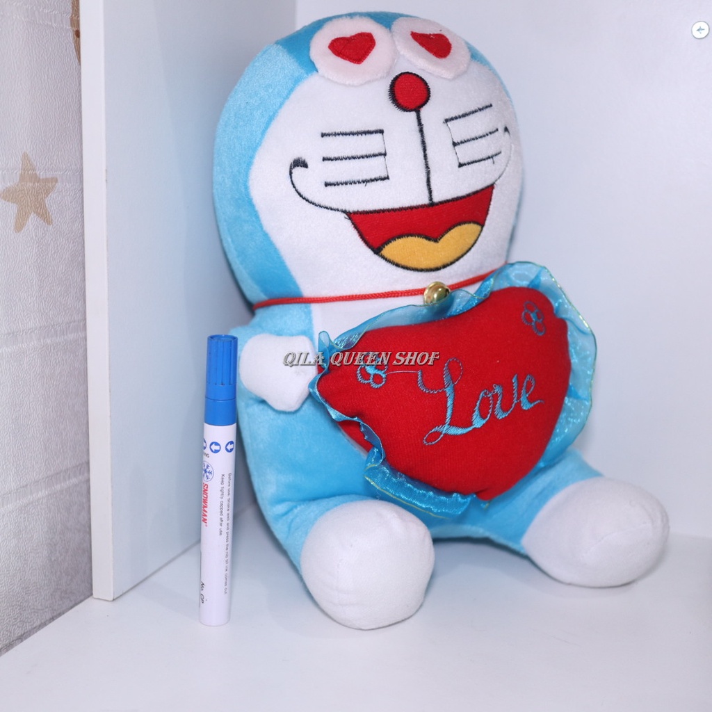 Boneka doraemon mata love M MURAH