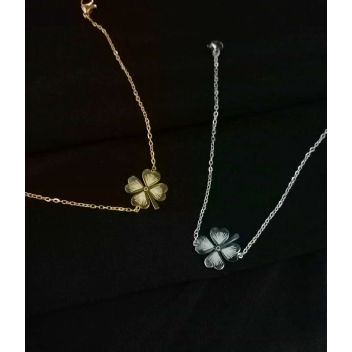 VJJ105. Gelang tangan Titanium dewasa lapis emas