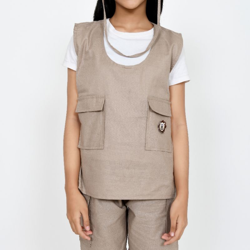 BAJU SAFARI 7-11 TAHUN / BAJU ZOO KEEPER / SAFARI SET