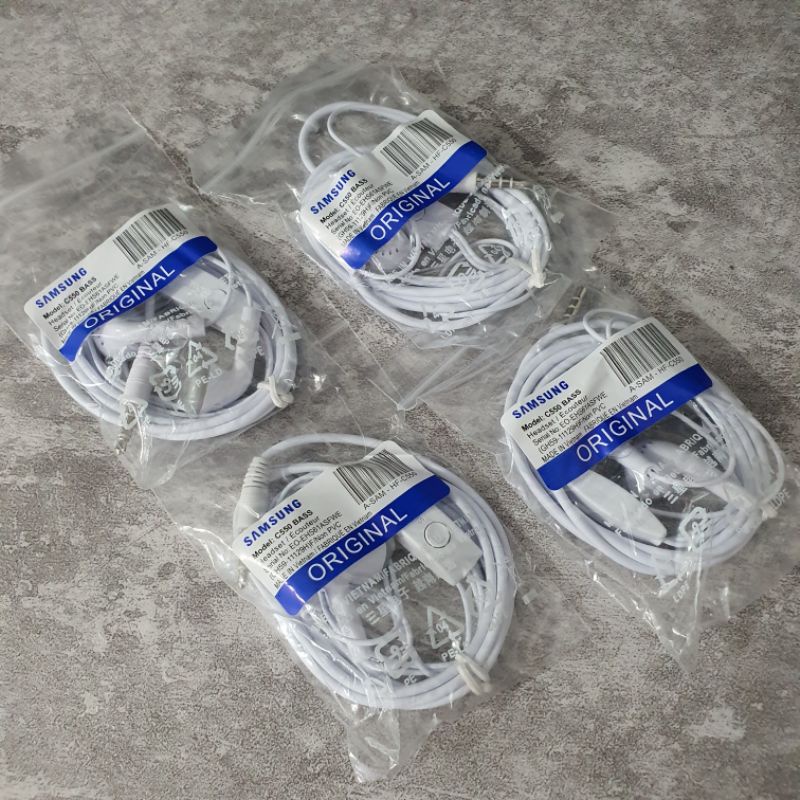 【ORI】[GROSIR/COD] Earphone Headset Samsung Vietnam Original 100% / C330 / Hs 330 / J1 Ace