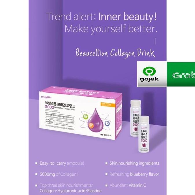 Beaucellion Collagen Drink Made in Korea 5000mgs