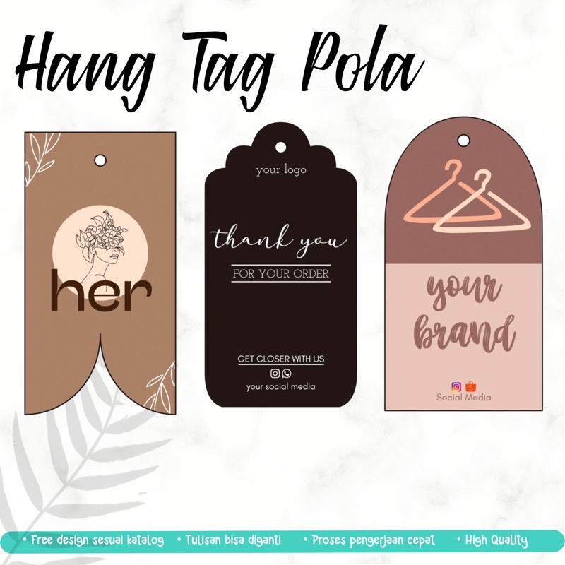 

Hang Tag • Hang Tag Custom • Hang Tag Pola • Label