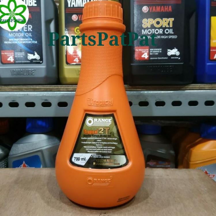 (R-8-W✪) OLI OIL SAMPING 2 TAK QRANGE ORANGE 2T TROPICAL 700ML 07LT ASLI ORIGINAL terviral