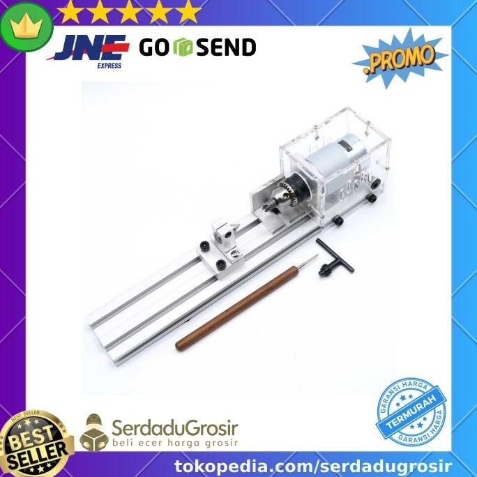 Mesin Bubut Kayu Mini Lathe Beads Machine Aluminium Suara No Berisik selalu promo