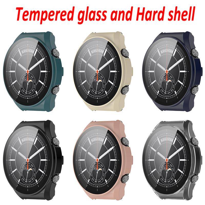 Casing Pelindung Kaca Layar Untuk Xiaomi Mi Poco Watch Lite S1 Pro Smartwatch PC Hard Edge Pelindung Bumper Cover Untuk Xiaomi Redmi Watch 2 Lite Aksesoris