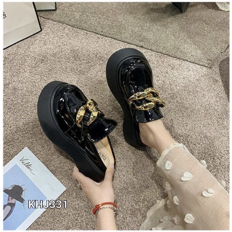 SANDALS SLOP WEDGES BOTTOM SLOP HIKS KOREA KHJ331