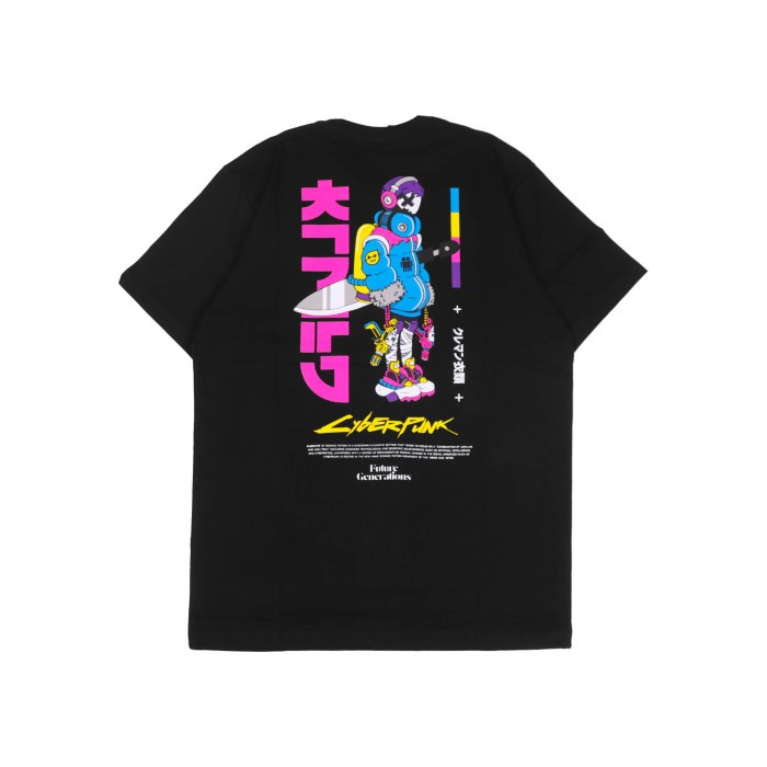 ⭐BISA COD⭐ KREMLIN Electropunk T-shirt Kaos Hitam - Kazuo - Black - M