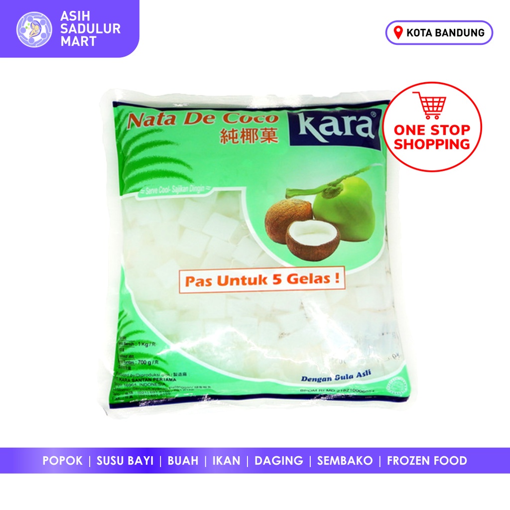 Kara Nata De Coco Plain 1000ml Promo Bandung