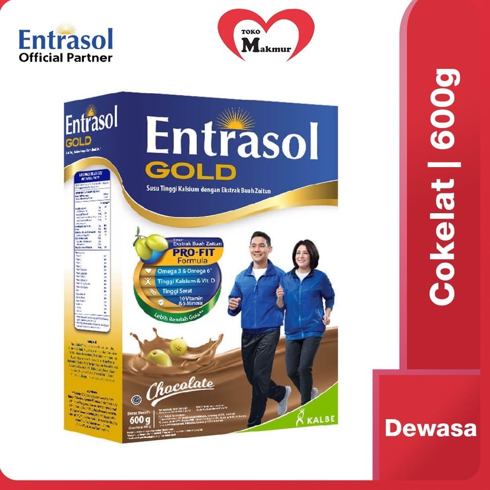 

⇎ Entrasol Gold Coklat / Vanila 600gr / Makmur Online ░