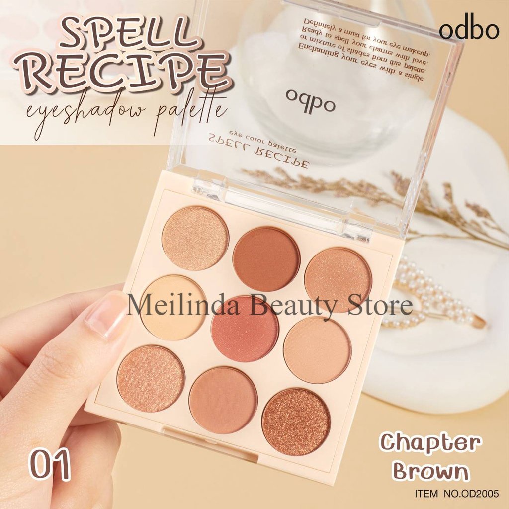 ODBO Spell Recipe Eye Color Palette | Eyeshadow Shimmer OD2005