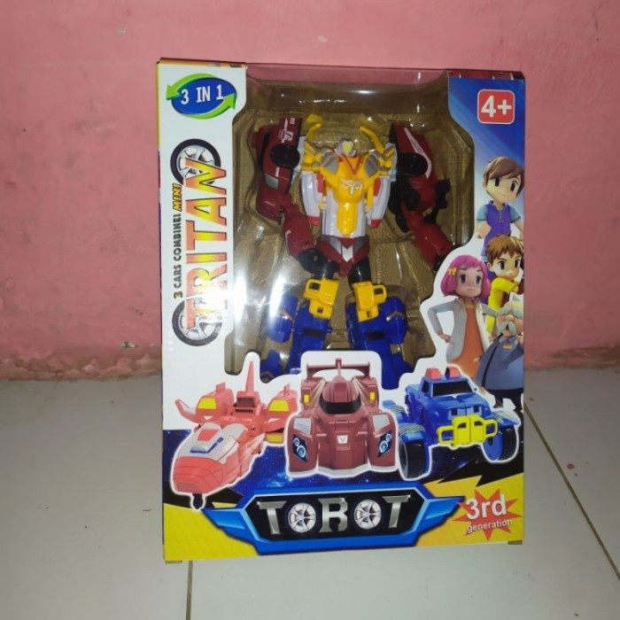 ROBOT TOBOT TRITAN XYZ 3 IN 1 ROBOT ANAK - TRITAN COMBINE