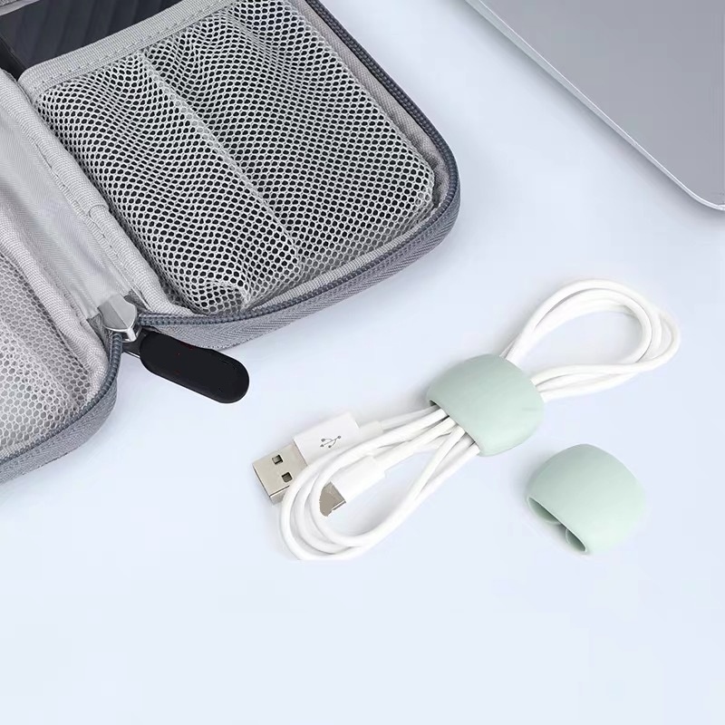 [Harga Grosir] 5pcs Charing Cord Mengelola Klip Saluran Kulkas Komputer Tempat Penyimpanan Kabel Data Mengorganisir Gesper Earphone Wires Winder Untuk Kantor Sekolah Keluarga