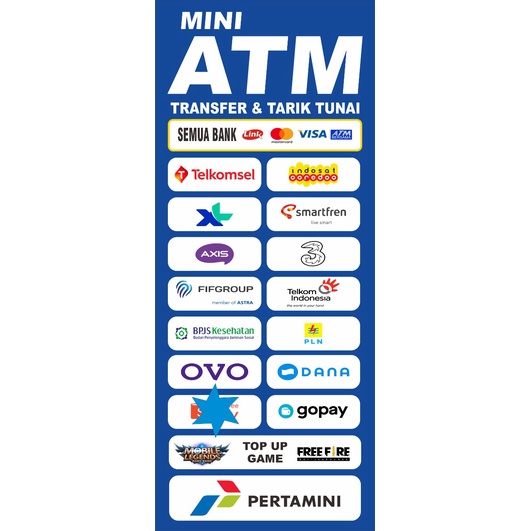 

STIKER VINYL MINI ATM VERTIKAL