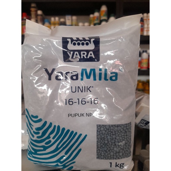 Pupuk NPK Yaramila Unik NPK 16 16 16 Origin Norwegia Yaramila Unik 1KG