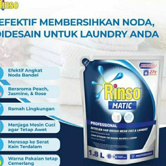 ►®◄ RINSO MATIC CAIR 1,65L / Rinso Matic Professional 1,65L / Rinso Matic Bubuk  / Rinso Matic Bubuk